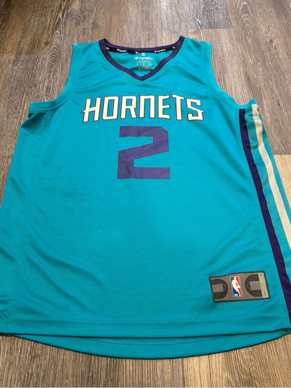Fanatics Charlotte Hornets Teal #2 Basketball Jersey by Fanatics